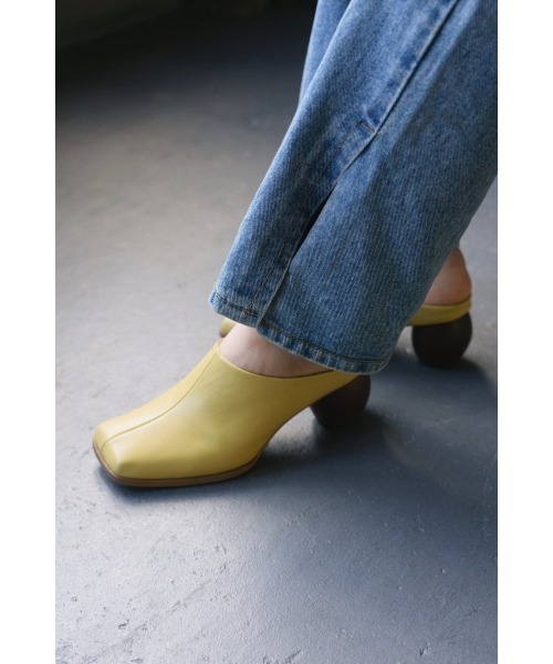 【はし】クヌースマーフ Knuth Marf スクエアトップパンプス square top pumps heel | KNUTH MARF