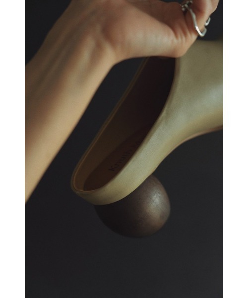 【はし】クヌースマーフ Knuth Marf スクエアトップパンプス square top pumps heel | KNUTH MARF