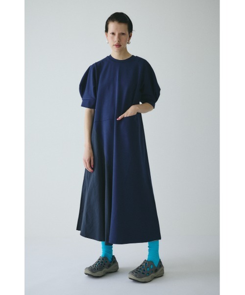 HeRIN.CYE Switching material dress ワンピース Switching material dress スイッチングマテリアルドレス