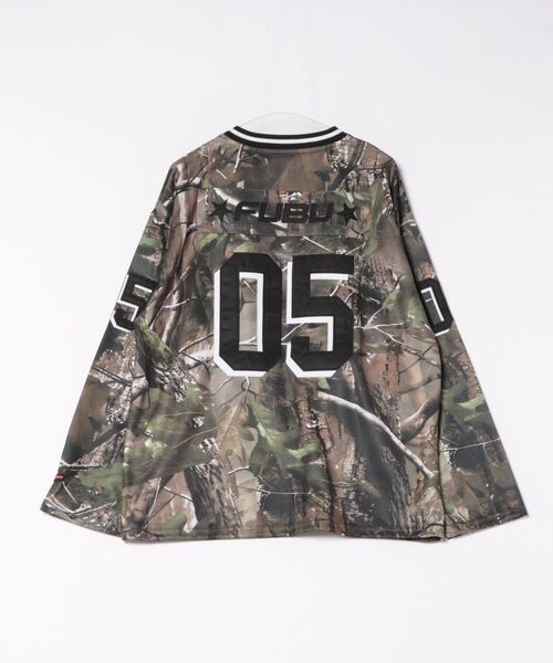 FUBU( フブ)の「【FUBU】 Real Tree Hockey Shirts/リアルツリー/長袖/ホッケージャージ(その他トップス・メンズ・グレー/ブラウン・L/M/3L/XL)」の3枚目の写真