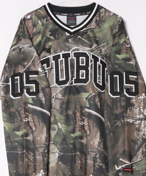 FUBU( フブ)の「【FUBU】 Real Tree Hockey Shirts/リアルツリー/長袖/ホッケージャージ(その他トップス・メンズ・グレー/ブラウン・L/M/3L/XL)」の4枚目の写真