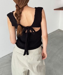 CANAL JEAN | diggity バックオープンニットタンク(タンクトップ)