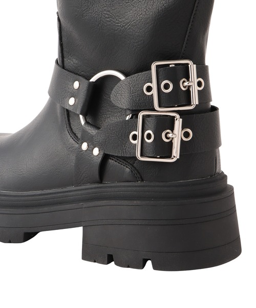 セール】ラウンドバックルロングブーツⅡ（ブーツ）｜ACLENT