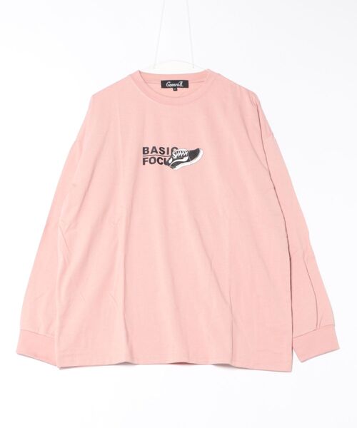 NO WAY（ノーウェイ）の「/天竺　プリントTシャツ（Tシャツ/カットソー・メンズ・カーキ/ピンク/ホワイト・LARGE/MEDIUM）」の3枚目の写真