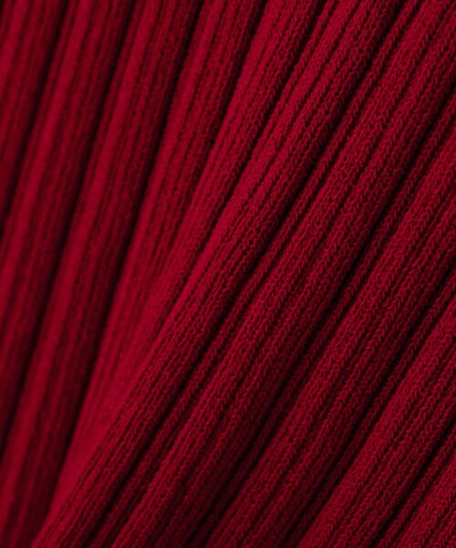 PROPORTION BODY DRESSING(プロポーションボディドレッシング)の「ハートネック半袖リブニット / 1215270605(ニット/セーター・レディース・グリーン/ホワイト系その他/ブラック/レッド・SMALL/MEDIUM)」の13枚目の写真