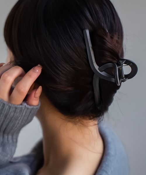 セール】【大サイズ】ワイド シルエット バンス クリップ（バレッタ