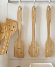 Made in I(ChCAC)smile bamboo spatula(Lb`c[)
