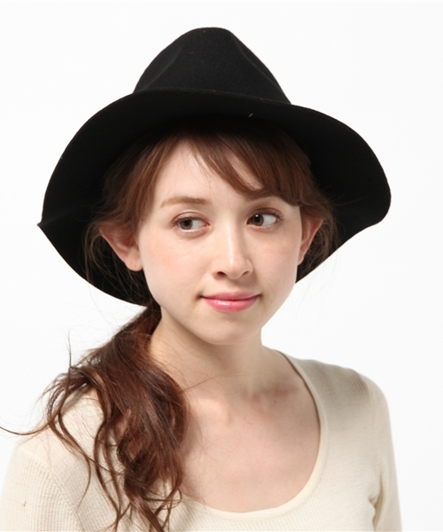 CONTROL FREAK / CTFK（コントロールフリーク）の「ウールつば広HAT（ハット・レディース・ブラック/ブラウン系その他/ブラウン・FREE）」の9枚目の写真