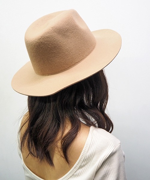 CONTROL FREAK / CTFK（コントロールフリーク）の「ウールつば広HAT（ハット・レディース・ブラック/ブラウン系その他/ブラウン・FREE）」の3枚目の写真