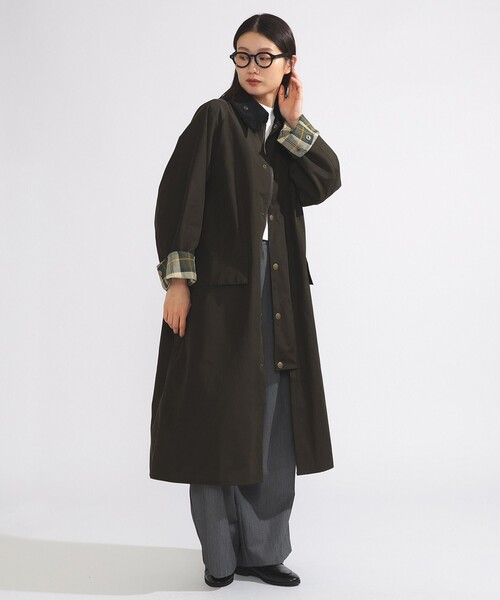BEAMS Barbour別注ロングコート 別注】BARBOUR / BURGHLEY ロングコート（その他アウター
