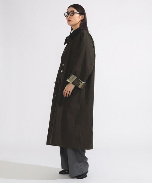 完売品 Barbour 別注 DON BURGHLEY ブラック 42 別注】BARBOUR / BURGHLEY ロングコート（その他アウター