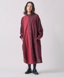 Kelen（ケレン）の「「KELEN / ケレン」切替デザインシャツドレス（ワンピース）」