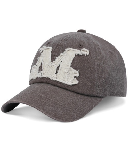 MUCENT（ムセント）の「【日本未発売/WEB限定】MUCENT(ムセント)/ヴィンテージ ウォッシング アップリケ ベースボール キャップ サイズ調整可能/VINTAGE WASHING APPLIQUE BALL CAP（キャップ・レディース・カーキ/ブラック/チョコ/グレー/クリーム/ブルー/ホワイト/ピンク/レッド/ベージュ・FREE）」の11枚目の写真