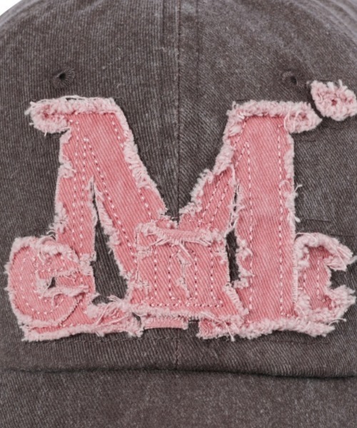 MUCENT（ムセント）の「【日本未発売/WEB限定】MUCENT(ムセント)/ヴィンテージ ウォッシング アップリケ ベースボール キャップ サイズ調整可能/VINTAGE WASHING APPLIQUE BALL CAP（キャップ・レディース・カーキ/ブラック/チョコ/グレー/クリーム/ブルー/ホワイト/ピンク/レッド/ベージュ・FREE）」の21枚目の写真