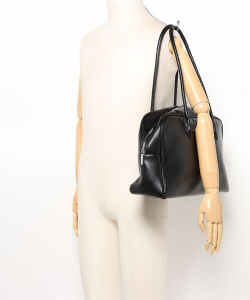 セール】【A4対応】シュリンクレザーライクプレーンボストンバッグ