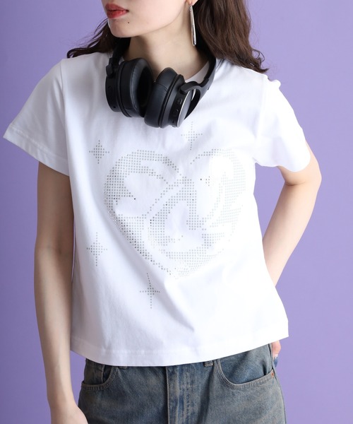 セール】スパーキング ハート 半袖 Tシャツ（Tシャツ/カットソー