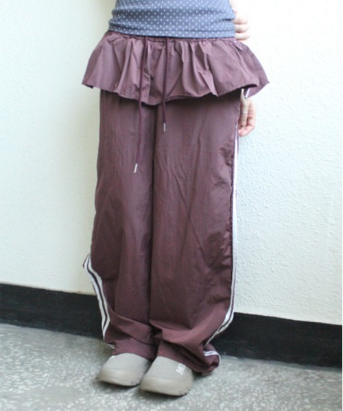 未着用 タグ付 rurumu: フリルパンツ smocking frill PT rurumu: smocking frill PT black - メルカリ