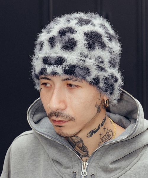 Subciety（サブサエティ）の「Shaggy beanie（ニットキャップ/ビーニー・メンズ・ベージュ/ブラック系その他/ブラック・FREE）」の3枚目の写真