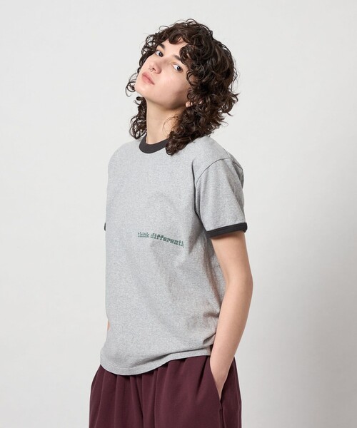 6 ROKU NYC リンガー Tシャツ カットソー Mサイズ 6（ロク）の「＜6(ROKU)＞NYC リンガー Tシャツ（Tシャツ