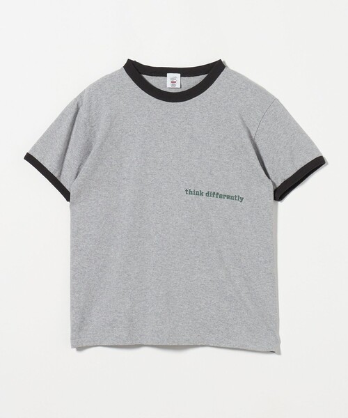 6(ROKU)＞THINK DIFFERENTRY リンガーTシャツ（Tシャツ