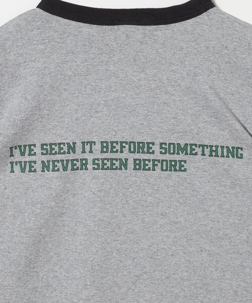 6(ROKU)＞THINK DIFFERENTRY リンガーTシャツ（Tシャツ