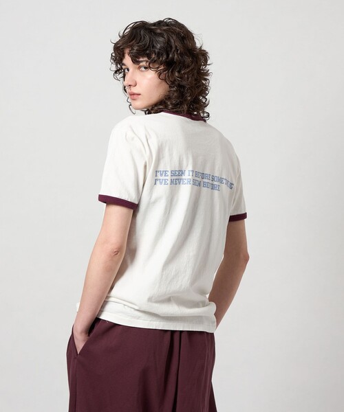 6(ROKU)＞THINK DIFFERENTRY リンガーTシャツ（Tシャツ