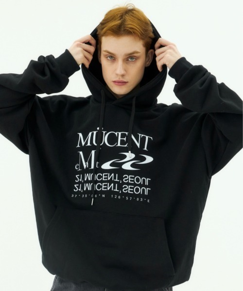 セール】◇MUCENT◇ブランド直輸入正規品/レタリング パーカー