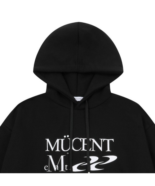 MUCENT(ムセント)の「◇MUCENT◇ブランド直輸入正規品/レタリング パーカー ESSENTIAL LETTERING HOOD(パーカー・レディース・ブラック/チャコール・S/L)」の13枚目の写真