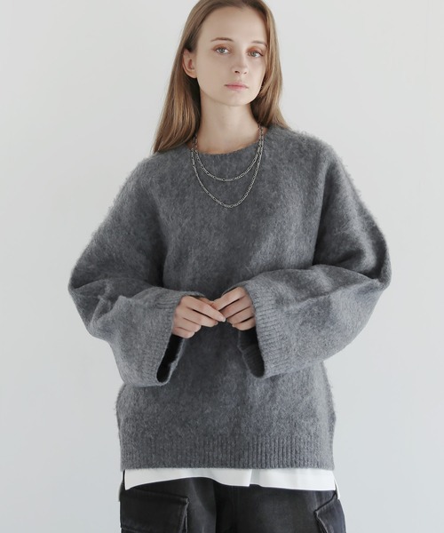 kaval ワイドシルエット　ウール100%ニット kaval ワイドシルエット ウール100%ニット