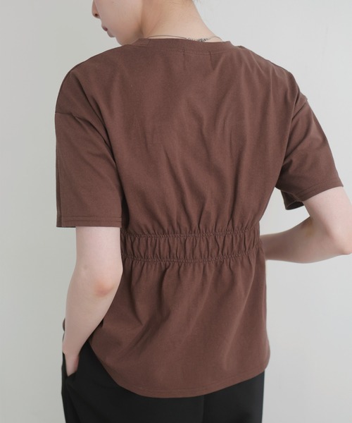 セール】シャーリングビスチェTシャツ（Tシャツ/カットソー