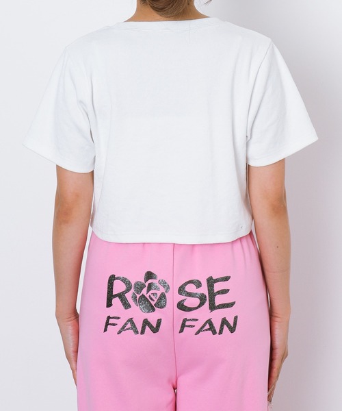 WEGO（ウィゴー）の「∴WEGO/ROSE FAN FANコラボリブT（Tシャツ/カットソー・レディース・ホワイト・FREE）」の16枚目の写真