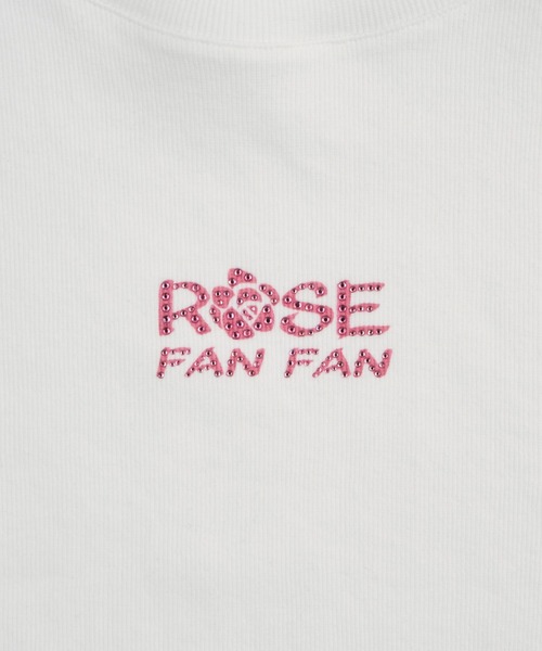 WEGO（ウィゴー）の「∴WEGO/ROSE FAN FANコラボリブT（Tシャツ/カットソー・レディース・ホワイト・FREE）」の13枚目の写真