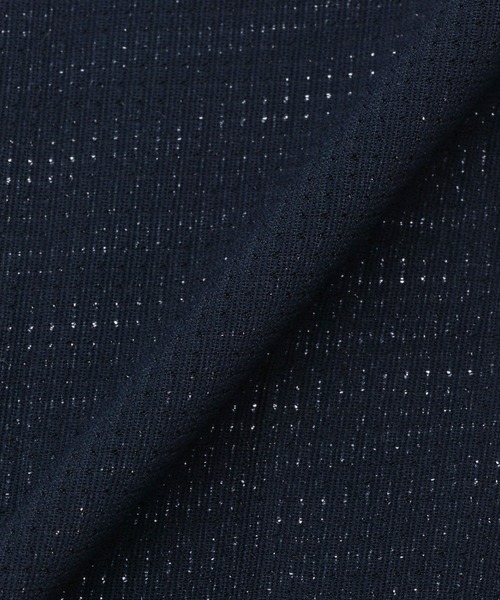 TOKYO SHIRTS(トウキョウシャツ)の「形態安定ノンアイロン ボタンダウン 半袖ストレッチビジネスワイシャツ(ビジネスシャツ・メンズ・ネイビー・首回り39cm/首回り41cm/首回り42cm/首回り43cm/首回り37cm)」の3枚目の写真