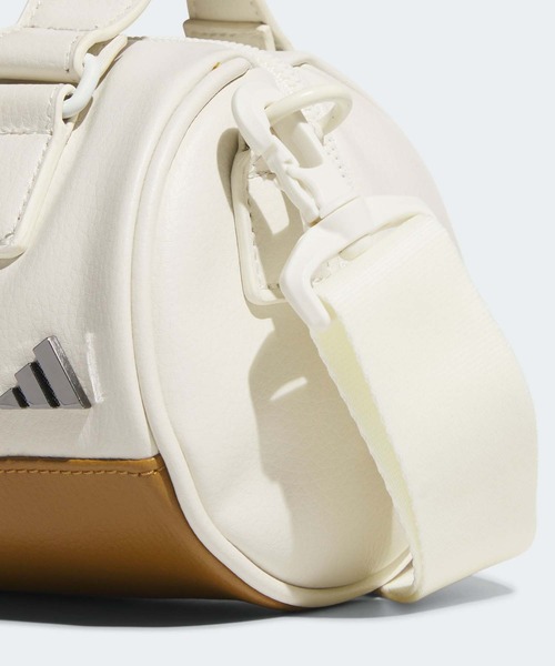 ホワイト ゴルフバッグ 合成皮革 合成皮革 ミニドラムバッグ【adidas Golf/アディダスゴルフ