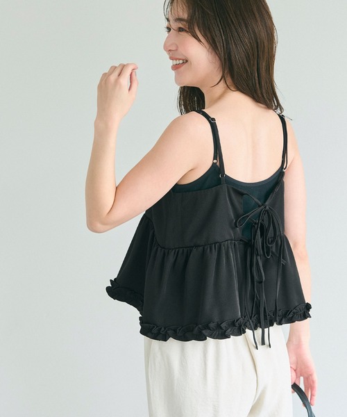 ホイップフリルキャミトップス（キャミソール）｜coca（coca）（コカ
