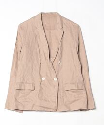 【完売品・美品】IENA イエナ レーヨン 麻 ツイード ジャケット ベージュ IENA（イエナ）の「《追加》レーヨン麻ツイードジャケット