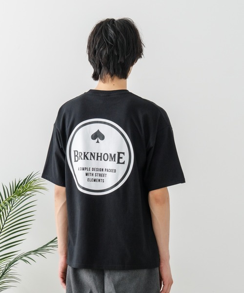 brknhome(ブロークンホーム)の「【brknhome/ブロークンホーム】サークルロゴ バックプリントTシャツ オーバーサイズ(Tシャツ/カットソー・メンズ・ホワイト/ブラック・MEDIUM/LARGE)」の19枚目の写真
