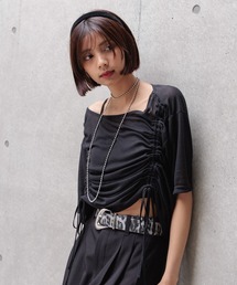 PAGEBOY | ドロストシャーリング半袖セット(Tシャツ/カットソー)