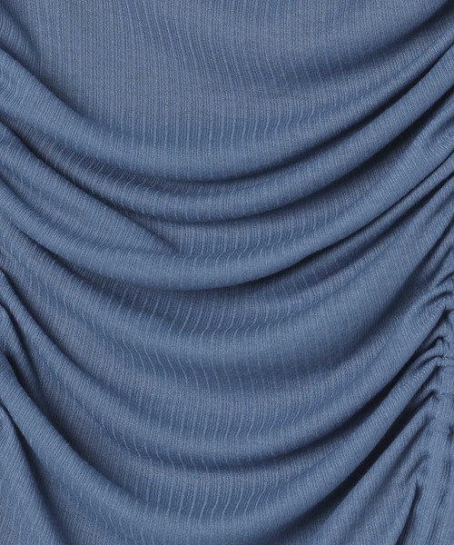 PAGEBOY（ページボーイ）の「ドロストシャーリング半袖セット（Tシャツ/カットソー・レディース・ブラック/グレー/ホワイト/ロイヤルブルー・FREE）」の22枚目の写真