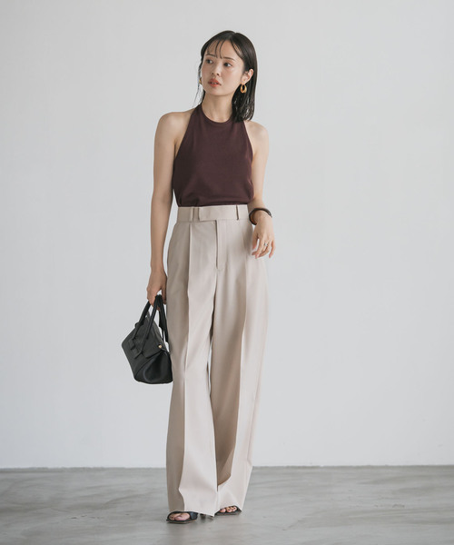 Noble（ノーブル）の「カップインホルターリブトップ（その他トップス・レディース・ブラック/ブラウン・FREE）」の22枚目の写真