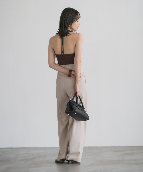 Noble（ノーブル）の「カップインホルターリブトップ（その他トップス・レディース・ブラック/ブラウン・FREE）」の21枚目の写真