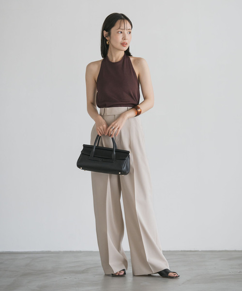 Noble（ノーブル）の「カップインホルターリブトップ（その他トップス・レディース・ブラック/ブラウン・FREE）」の16枚目の写真