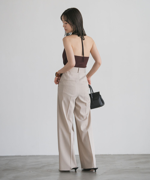 Noble（ノーブル）の「カップインホルターリブトップ（その他トップス・レディース・ブラック/ブラウン・FREE）」の14枚目の写真