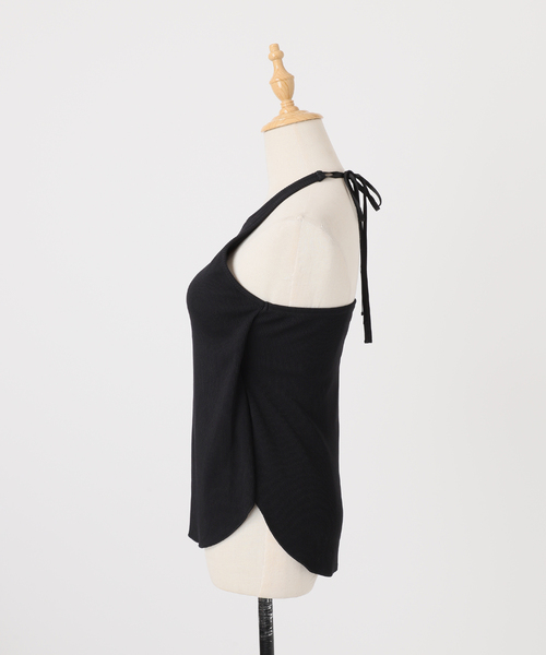 Noble（ノーブル）の「カップインホルターリブトップ（その他トップス・レディース・ブラック/ブラウン・FREE）」の12枚目の写真