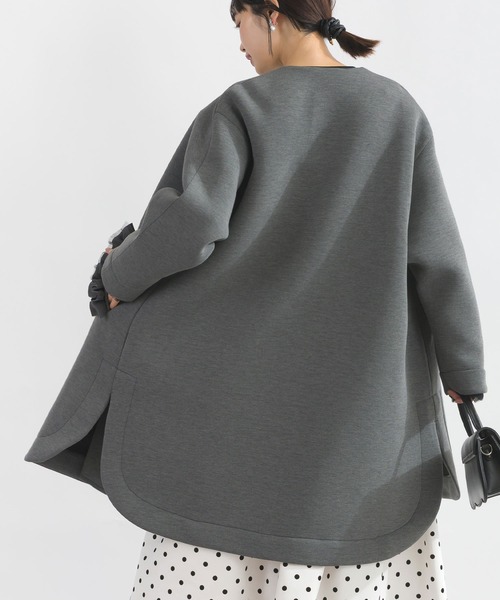 富士山 ✨PaulSmithのストレッチツイルコート　新品✨未使用✨ 実物大型紙【No.642】肩タックの衿付きフレアーラインコート(SML・2L