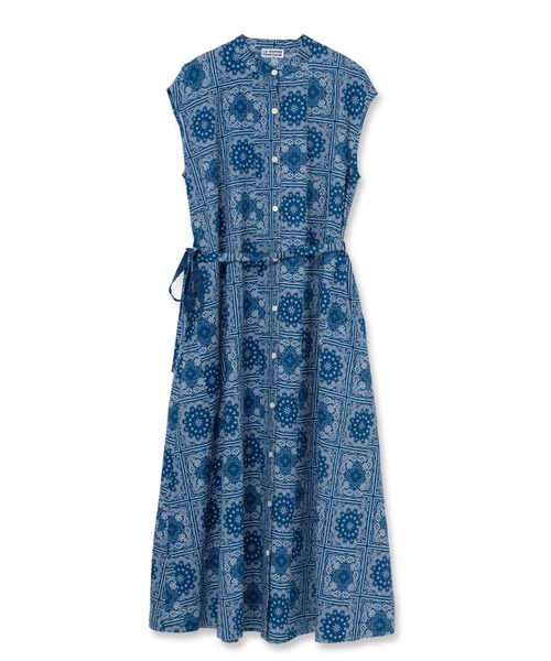 LA MARINE FRANCAISE（マリン フランセーズ）の「ミラクルウェーブスタンドワンピース（ワンピース・レディース・ブルー/ブラック/ネイビー・FREE）」の3枚目の写真