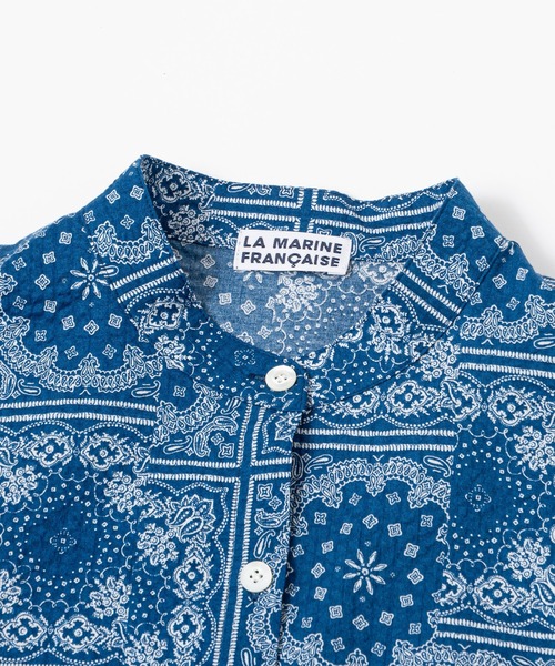 LA MARINE FRANCAISE（マリン フランセーズ）の「ミラクルウェーブスタンドワンピース（ワンピース・レディース・ブルー/ブラック/ネイビー・FREE）」の5枚目の写真