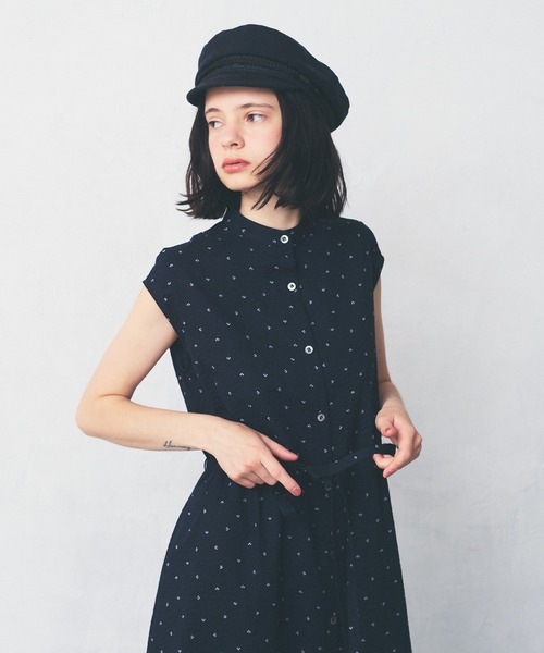 LA MARINE FRANCAISE（マリン フランセーズ）の「ミラクルウェーブスタンドワンピース（ワンピース・レディース・ブルー/ブラック/ネイビー・FREE）」の12枚目の写真