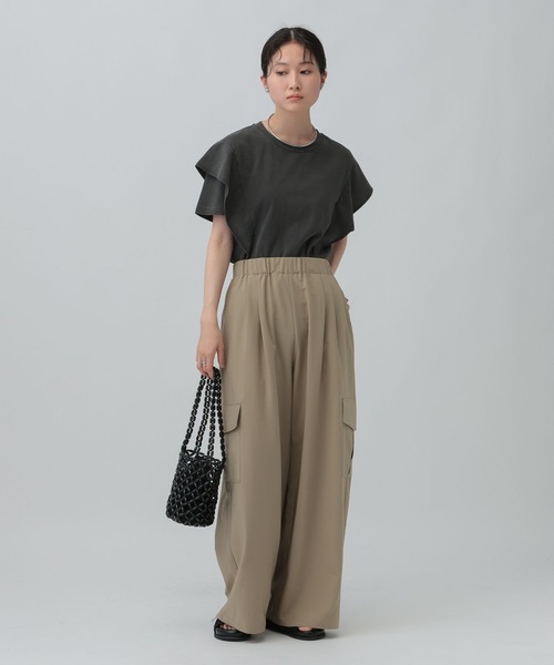 LEPSIM(レプシィム)の「イージーカーゴパンツ 523881(カーゴパンツ・レディース・ブラック/ネイビー/グレイッシュベージュ・FREE)」の22枚目の写真