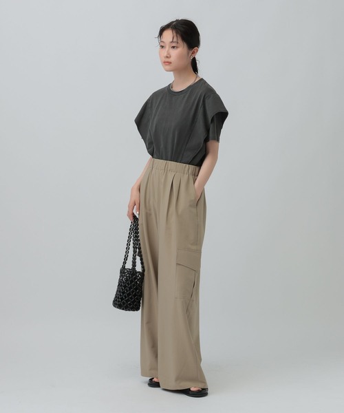 LEPSIM(レプシィム)の「イージーカーゴパンツ 523881(カーゴパンツ・レディース・ブラック/ネイビー/グレイッシュベージュ・FREE)」の21枚目の写真